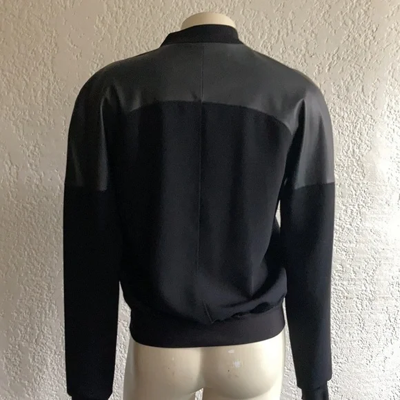 ELIE TAHARI XS lamb leather inserts jacket . - Picture 5 of 9